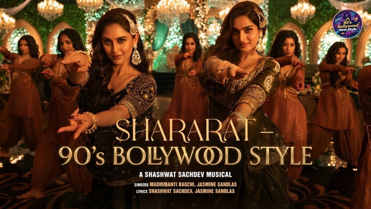 Shararat Reimagined x 90’s Bollywood Style | Nostalgic Version 🎶| Retro Bollywood vibes
