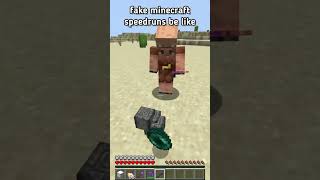 fake speedruns #minecraft