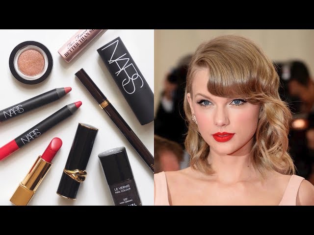 Taylor Swift Makeup Bag | Red Lips and Liquid Liner