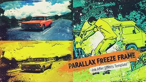 Parallax Freeze Frame - After Effects Template