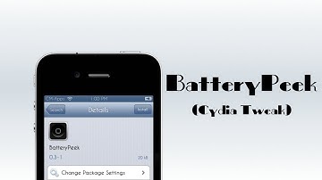 BatteryPeek - Cydia Tweak - Review by CM Apps