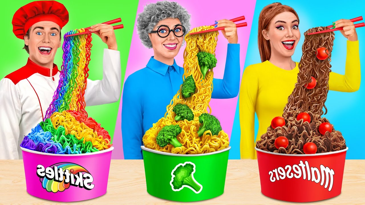 Кулинарный Челлендж: Я против Бабушки | Еда из Разных Стран Мира от Trend DO Challenge