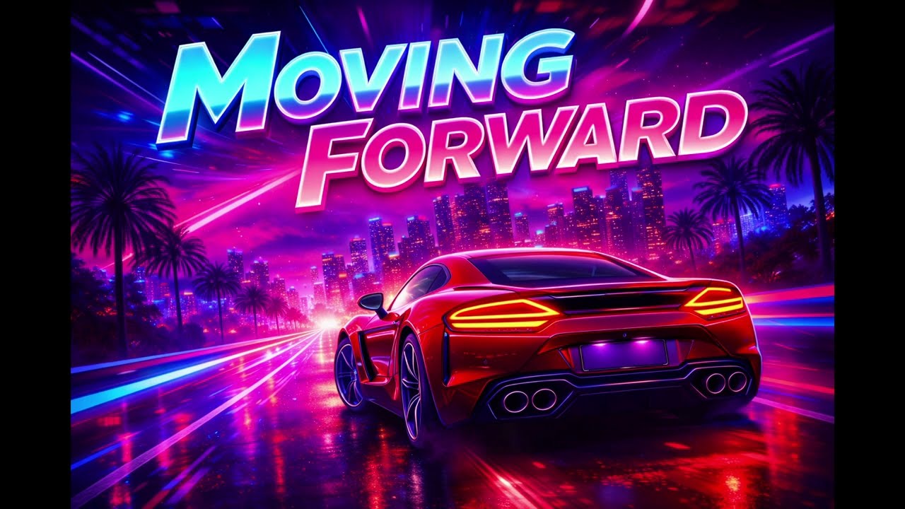 Moving Forward | Neon Night Drive | Synthwave / Electronic Mood