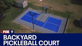 Homeowners adding backyard pickleball courts