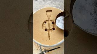 #art #metal #shorts #satisfying #amazing #diy Spatula Ring Metal Casting Looks Crazy