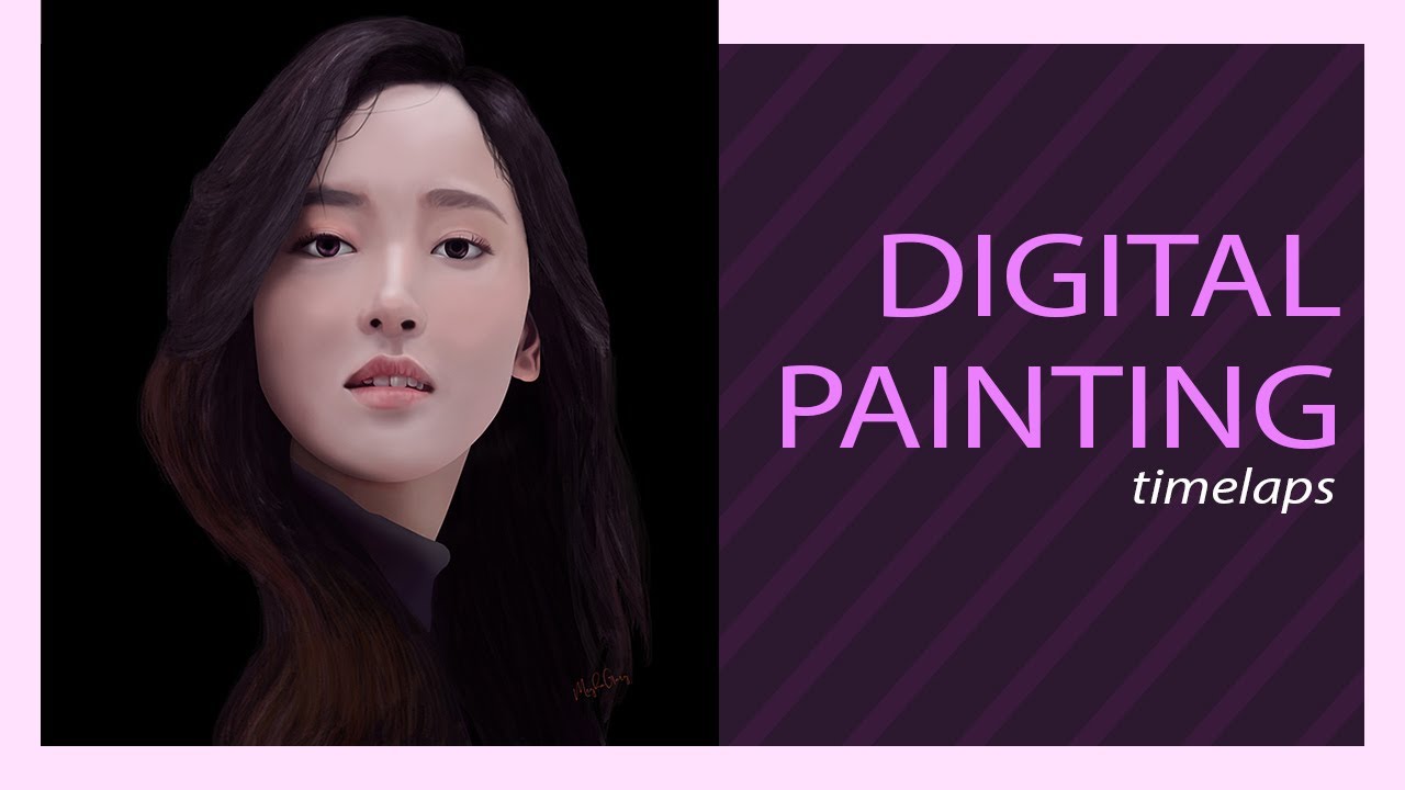Digital Painting Time Lapse | Photoshop - YouTube