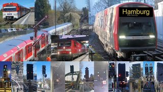 Sv-Signale, Züge, Ü-Bahnen, S-Bahnen in Hamburg