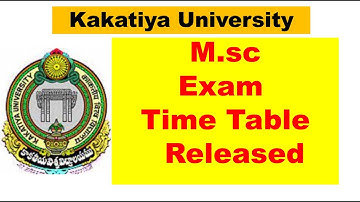 Kakatiya University PG Exam Time Table || 23/Dec/2021 || Kakatiya University Updates