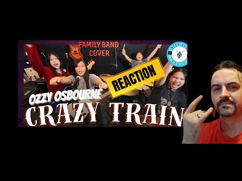 CRAZY TRAIN - Ozzy Osbourne  Missioned Souls  family band studio cover REACTION