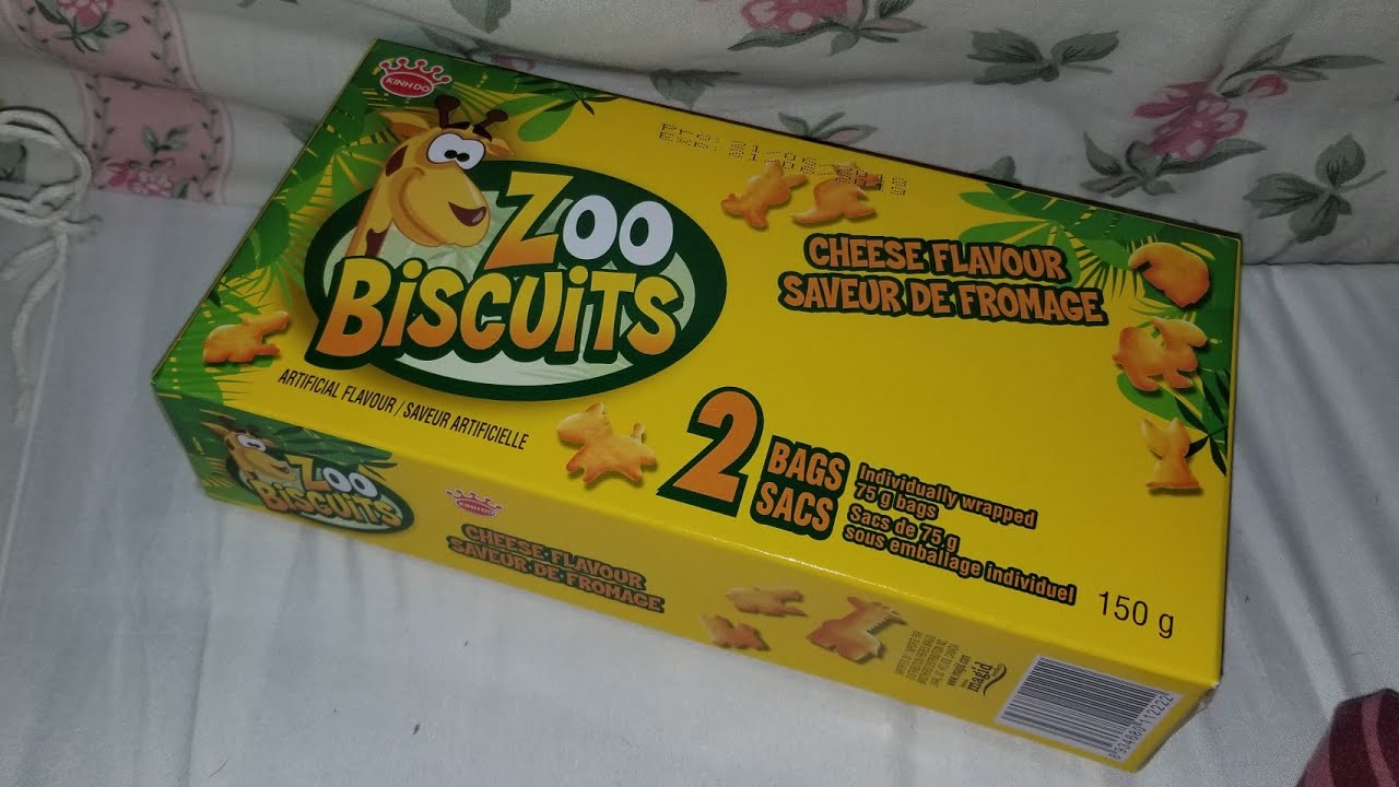 Zoo Biscuits Cheese Flavour / Saveur De Formage (Recorded By Note 8 Full HD 60FPS) - 28 January 2019