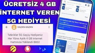 Ücretsi̇z 4 Gb İnternet Kampanyasi Tüm Hatlar - Vodafone - Turkcell Bedava İnternet 2026
