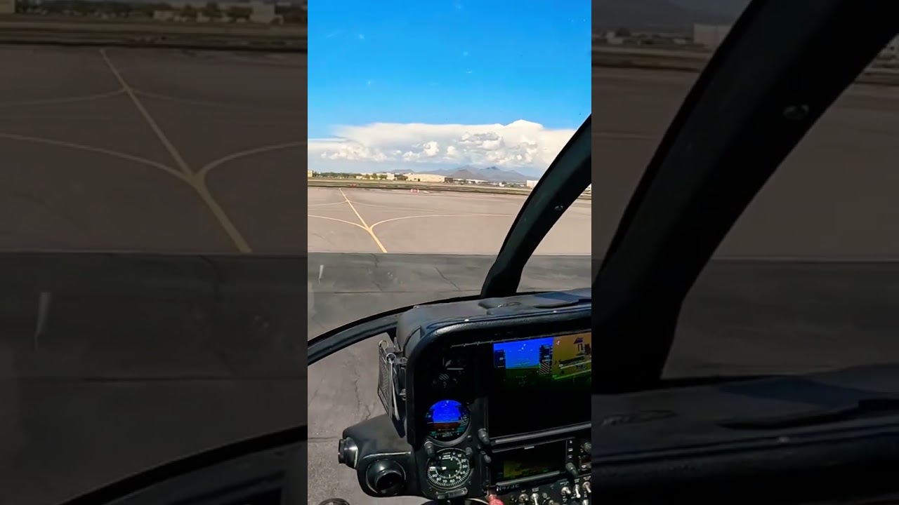 Hover taxi & Gecko Two departure, Mesa, Arizona.