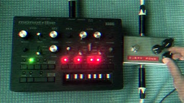 Dirty Punk Delay Pedal with Korg Monotribe