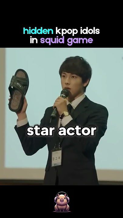 kpop idols hidden in squid game