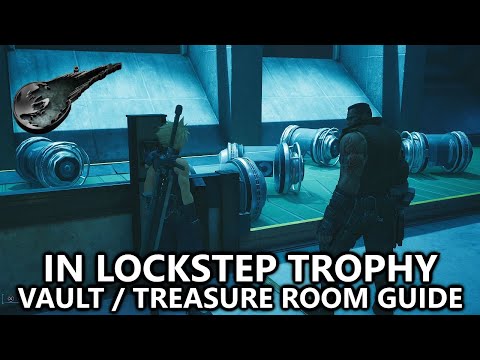 Final Fantasy 7 Remake - In Lockstep Trophy Guide (Vault / Treasure Room in Mako Reactor 5)