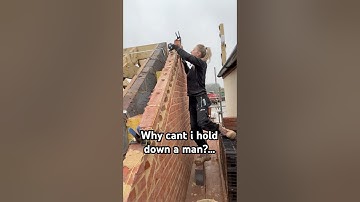 I cant hold a man down… or a man cant hold  down me?🧐 #construction #bricklayer #builder #relatable