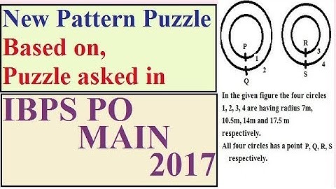 High level Puzzle based on question asked in IBPS PO MAIN 2017