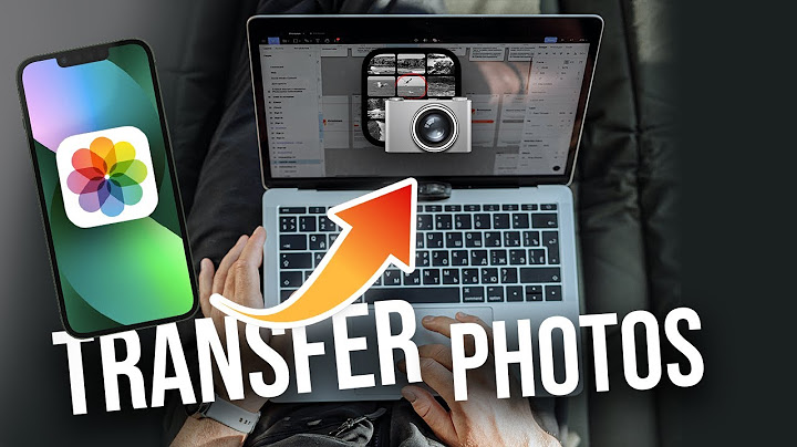 How to transfer photos from iphone to macbook air without usb