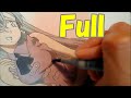 Drawing Elizabeth Liones from The Seven Deadly Sins 【Full】 七つの大罪のエリザベスをアナログで描いてみた