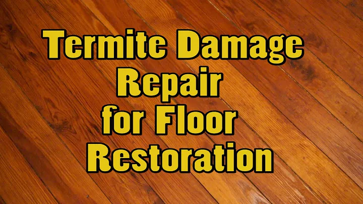 床の修復のための白蟻被害修理