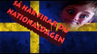 så här firar man nationaldagen :)