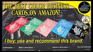 Amazon's Top Choice For Stylish Aluminum Laser Engraved Business Cards