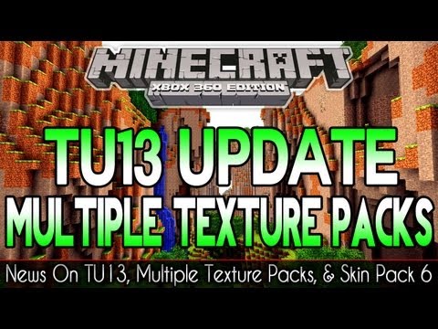 Minecraft Xbox News Blast | TU13 Release, Multiple Texture Packs, Skin Pack 6 & More