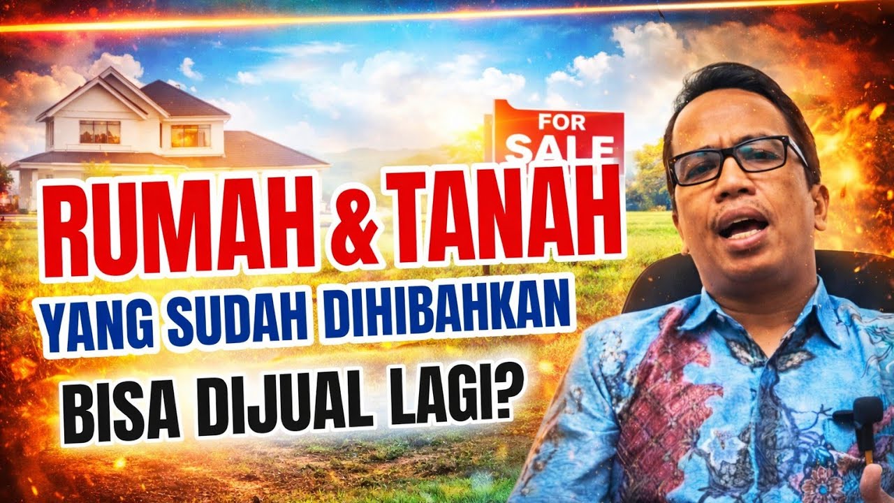Tanah dan Bangunan (Rumah) Hibah Bisa Dijual Kembali? Ini Penjelasan Hukumnya!