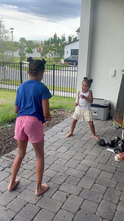 Dad catches daughter throwing fireworks at little sister #shorts