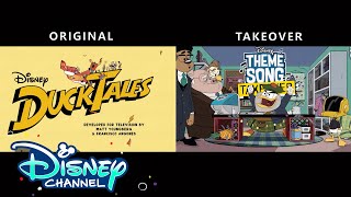 Glomgold Theme Song Takeover Side by Side | DuckTales | Disney Channel