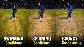       How to Bat on different cricket Pitches  : From Low Bounce , Spinning, Bouncy &amp; More!