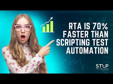 Robotic Test Automation I RTA is 70% faster than Scripting Test Automation I Scriptless Testing