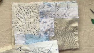 Fabric Book Page Bases plus Wonky Flowers