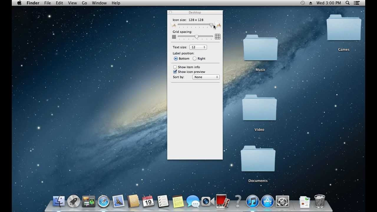 change mac desktop icons