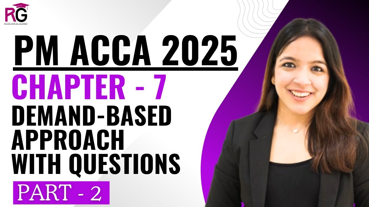 ACCA PM Chapter 7 Part 2 | Demand-Based Pricing – Algebraic & Tabular ...