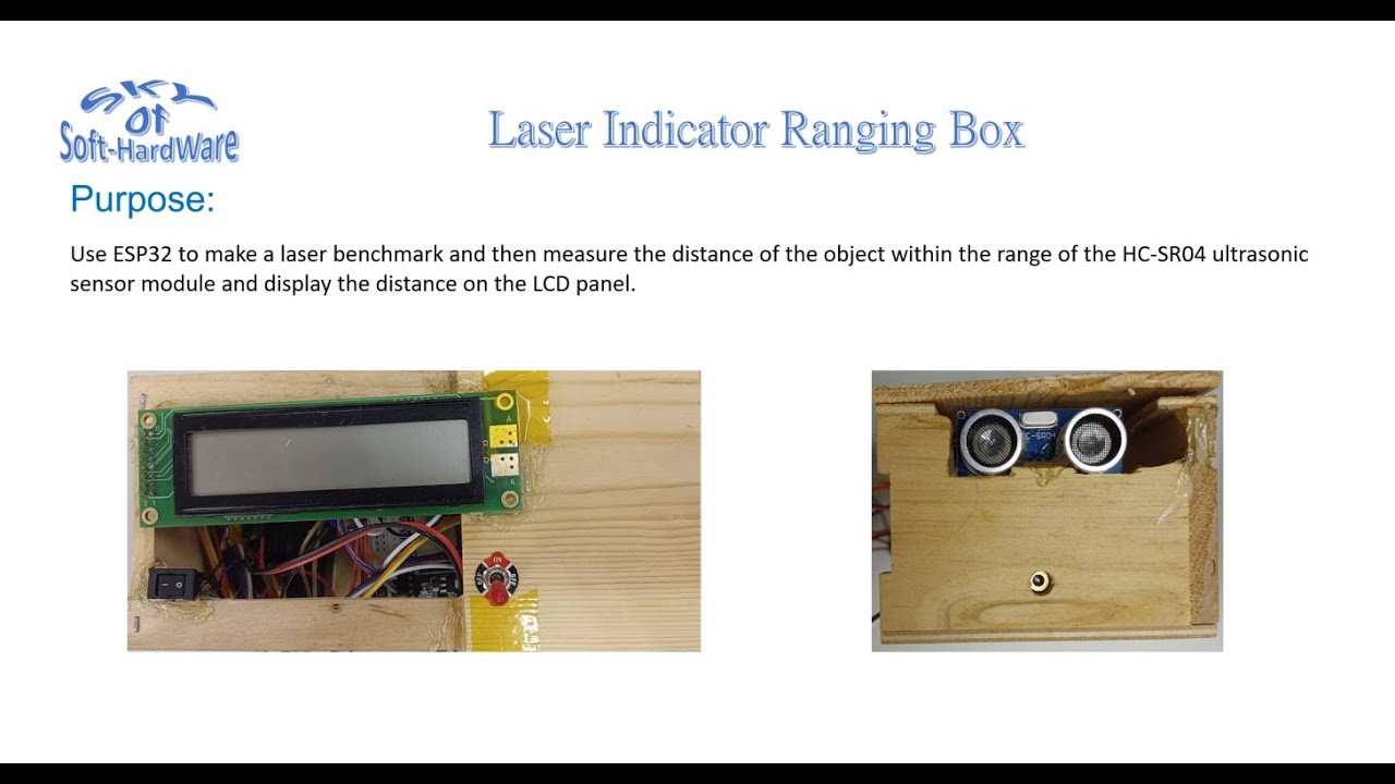 ESP32 Laser Indicator Ranging Box - YouTube