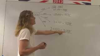 Percentage change eg increase by 200% using change factor