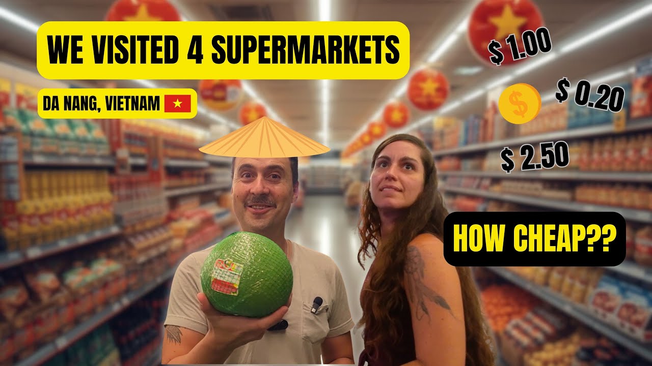 Grocery Shopping at 4 Supermarkets in Da Nang, Vietnam | What we Learned