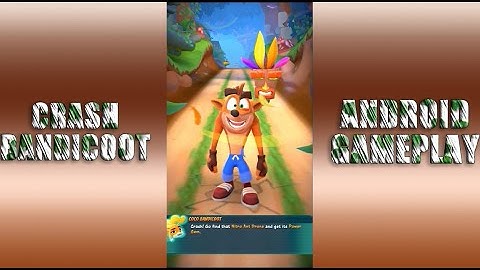 Crash Bandicoot: On the Run - Gameplay । Walkthrough android gameplay