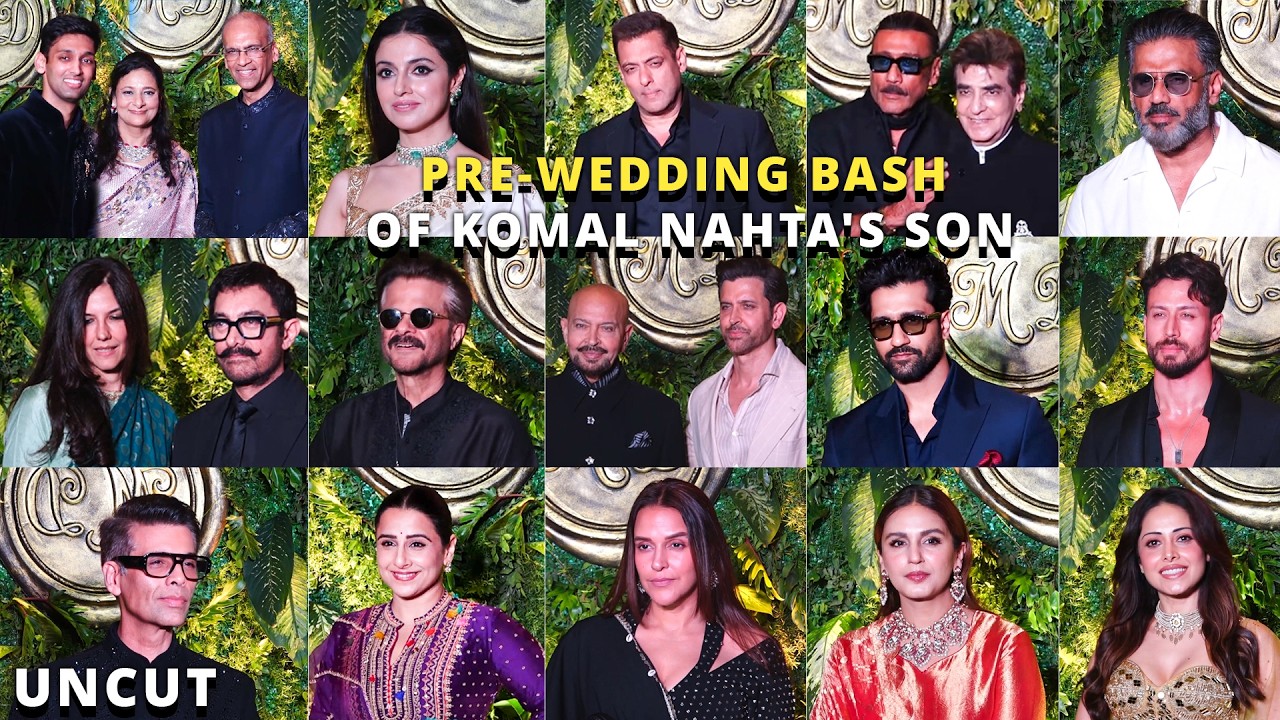 UNCUT B-Town Gathers To Celebrate Komal Nahta's Son Pre-Wedding Bash: Salman, Aamir, Hrithik & More