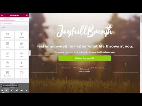 How to download Essential Addons for Elementor and add a countdown to your landing page.
