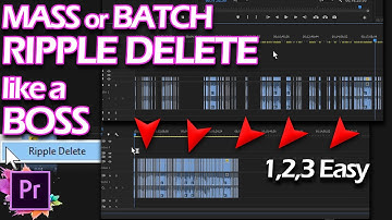 Mass Ripple Delete Like a Boss in Adobe Premiere ALL VERSIONS