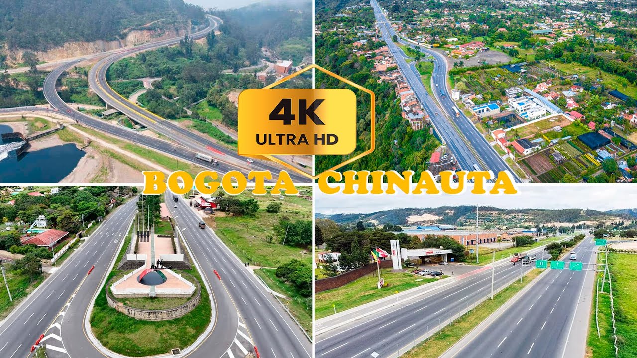 Bogotá Chinauta Nueva Vía 3 Carriles Conoce Colombia 🚘🌄  hermosa🤩🤣🚘