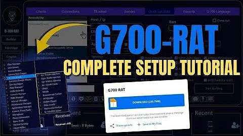 G700 RAT Complete Setup Tutorial - G700 Rat Tutorial - CraxsRat 2025