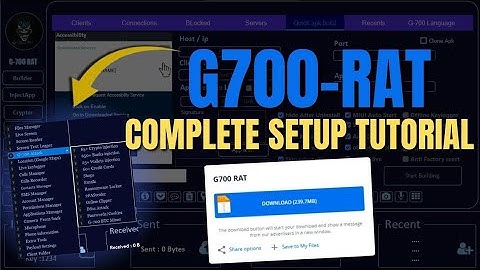 G700 RAT Complete Setup Tutorial - G700 Rat Tutorial - CraxsRat 2025