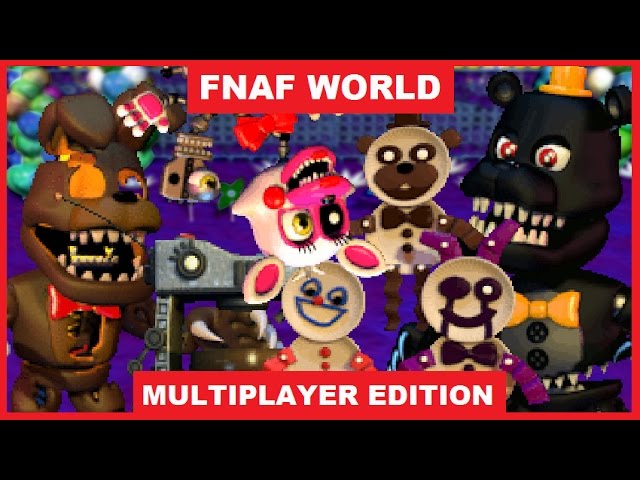 Fnaf World Multiplayer Edition 3 Earning More New Characters D Youtube - roblox id for lhugueny fnaf world song