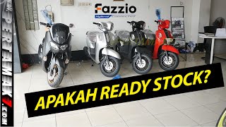 Apakah Yamaha Fazzio Hybrid Connected Ready Stock Di Dealer 🛵🛵🛵 #pertamax7 #yamaha #fazzio