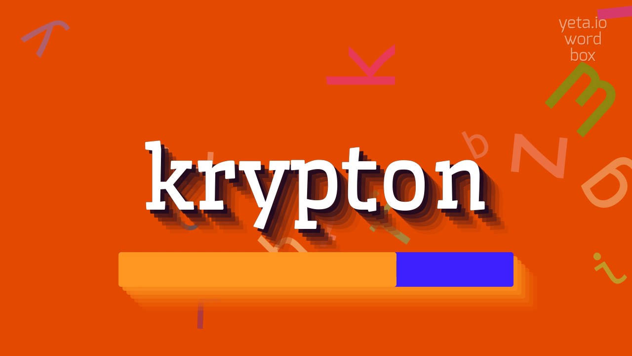 КАК ПРОИЗНОШАТЬ КРИПТОН?  