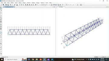 Warren Truss Bridge Modelling and Analysis on SAP 2000