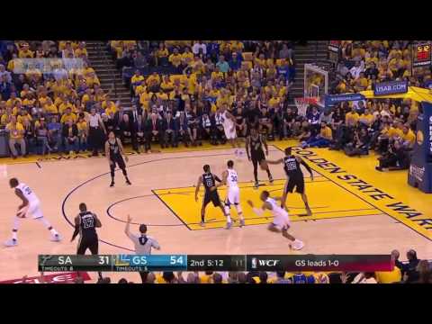 WARRIORS VS SPURS GAME 2 FULL GAME HIGHLIGHTS - WEST FINALS 2017